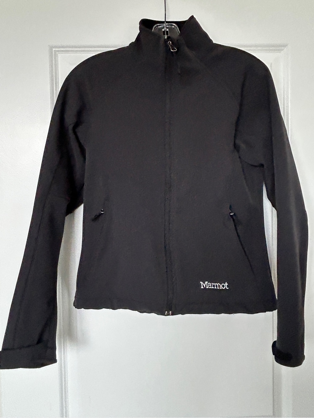 Marmot Mid-Weight Sleek Black Zip-up Jacket Women Medium (Fall/Winter)